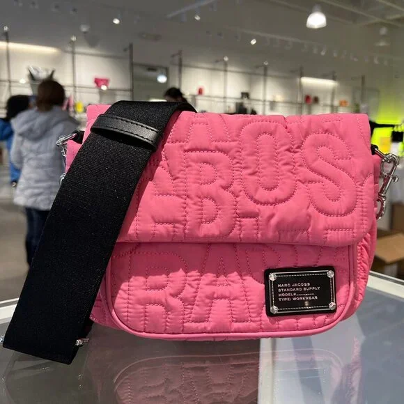 Marc Jacobs Nylon Jumbled Logo Messenger Bag 4S4HMS005H02